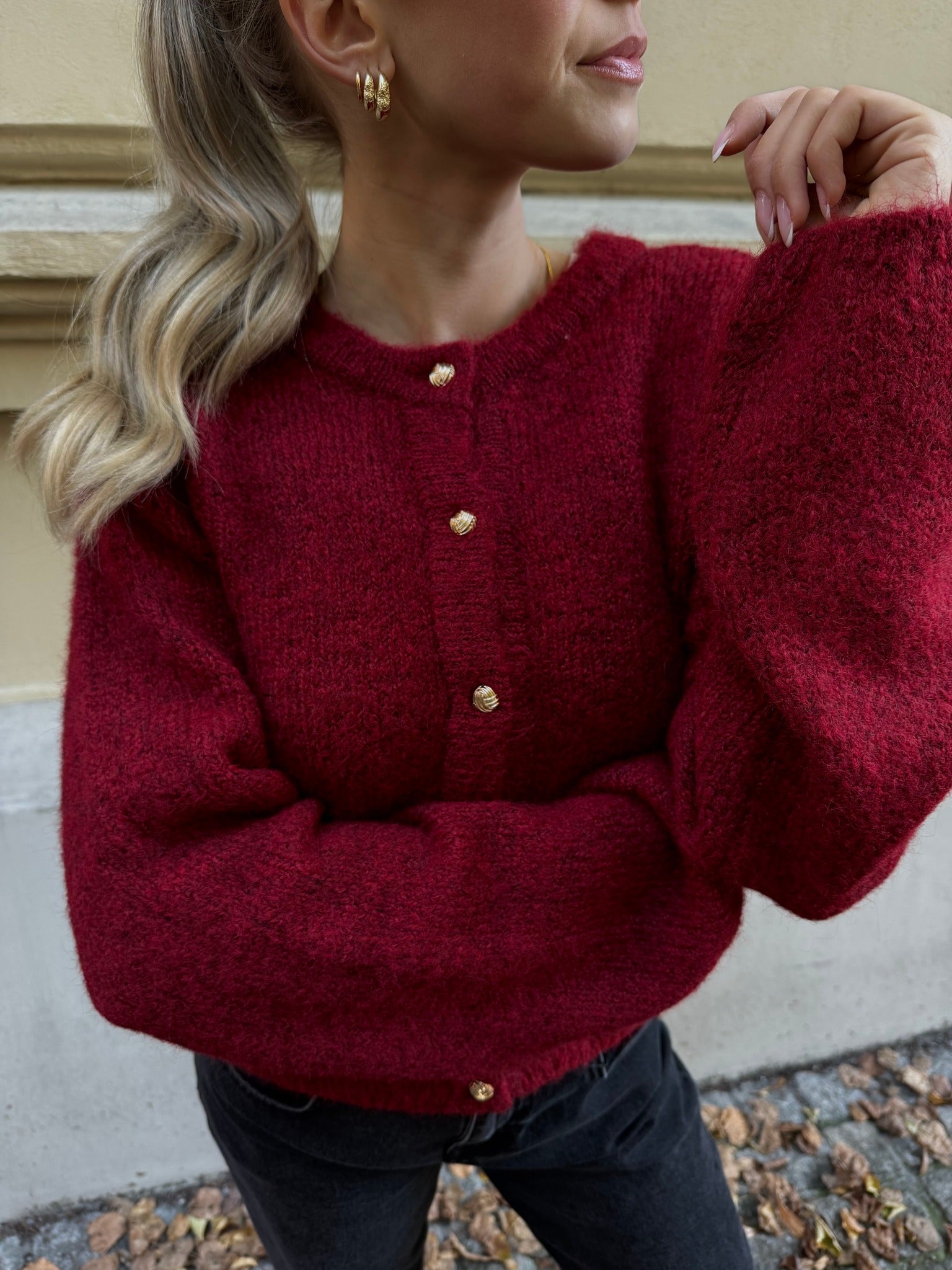 OBJSAGGIA Pullover - Karanda Red